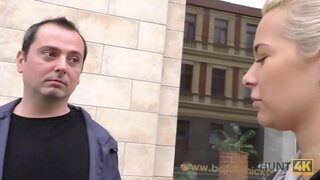 HUNT4K. ಬೆಡಗಿ ಕಾಯಿಲೆ ಎಂಬುದು ಪ್ರೇಮಿ ಮತ್ತು ನಿರ್ಧರಿಸುತ್ತಾಳೆ ಲೈಂಗಿಕ stranger